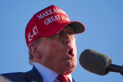 El candidato presidencial republicano, el expresidente Donald Trump