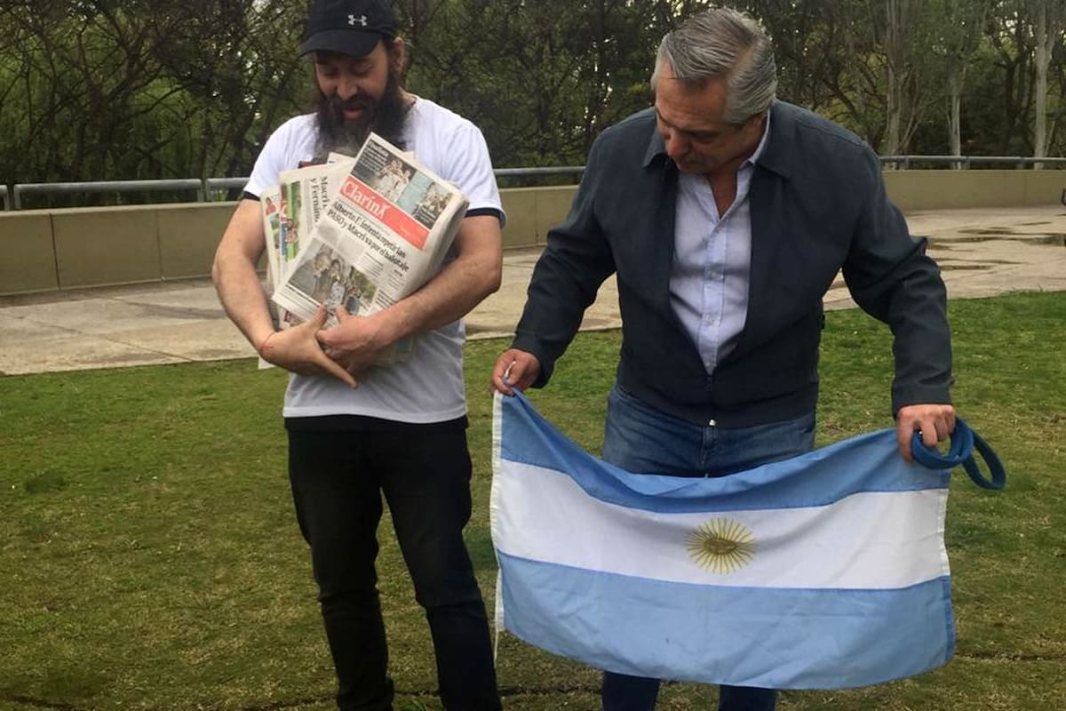 El canillita de Alberto Fernández