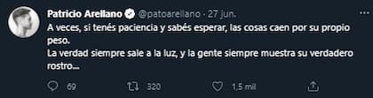 El cantante apuntó contra su excompañera. Fuente: Twitter