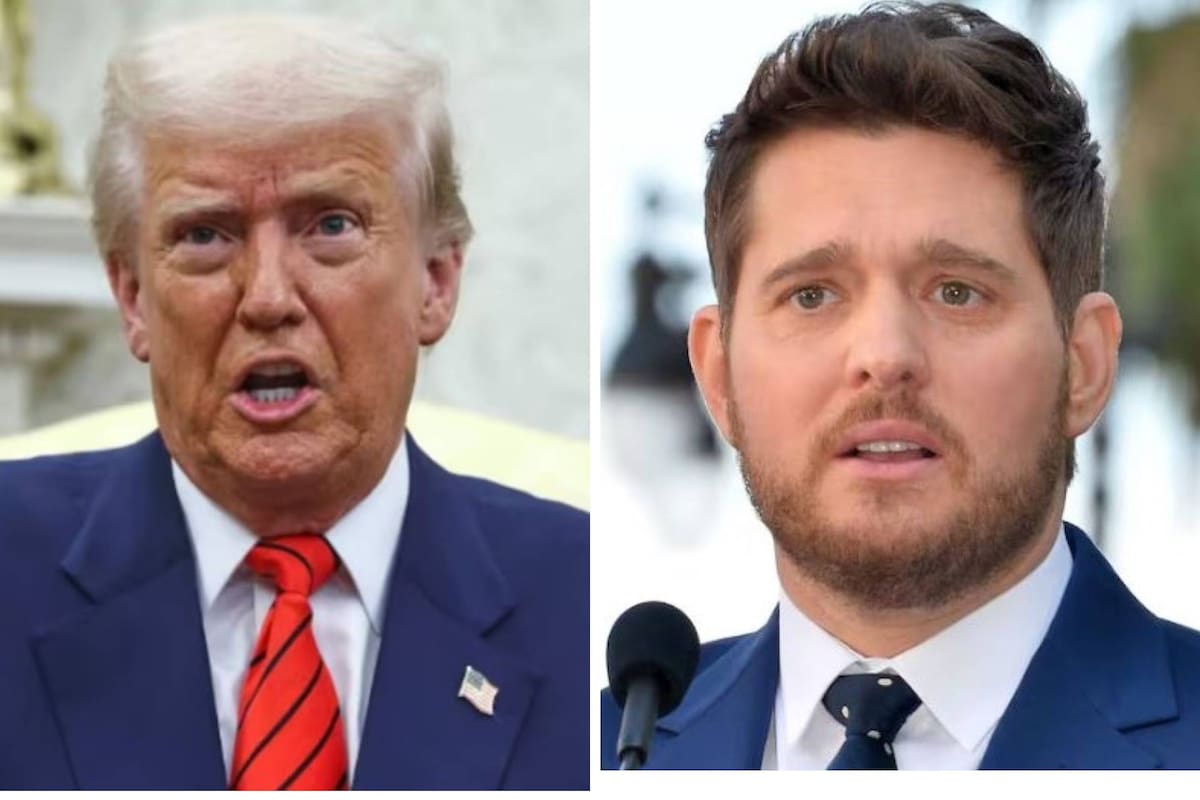 El cantante canadiense Michael Bublé brindó un discurso en defensa de su país y apuntó indirectamente contra Donald Trump