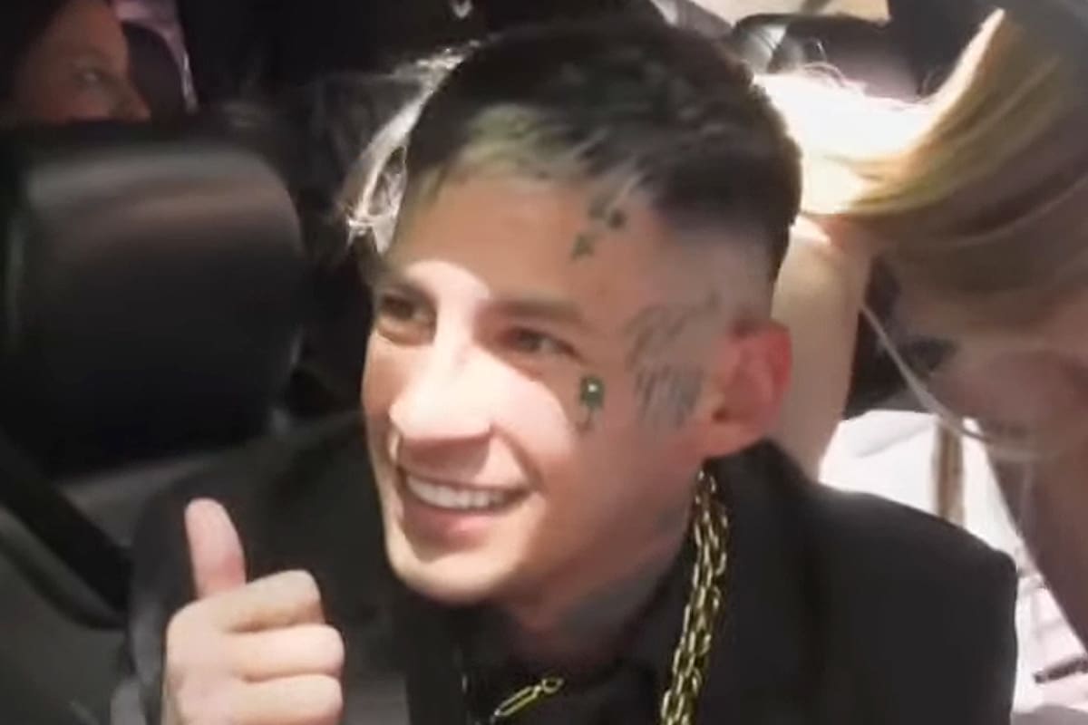 El cantante L-Gante tras ser condenado a tres años de prisión en suspenso por el delito de amenazas