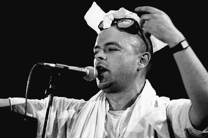 El cantante Luca Prodan nació en 1953. Fuente: Pinterest