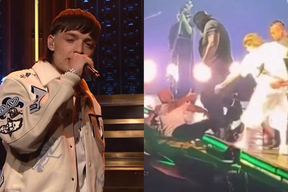 El cantante mexicano de 23 años ha cancelado algunos conciertos en EE. UU (Foto: Instagram Peso Pluma / Captura de pantalla YouTube El Universal)