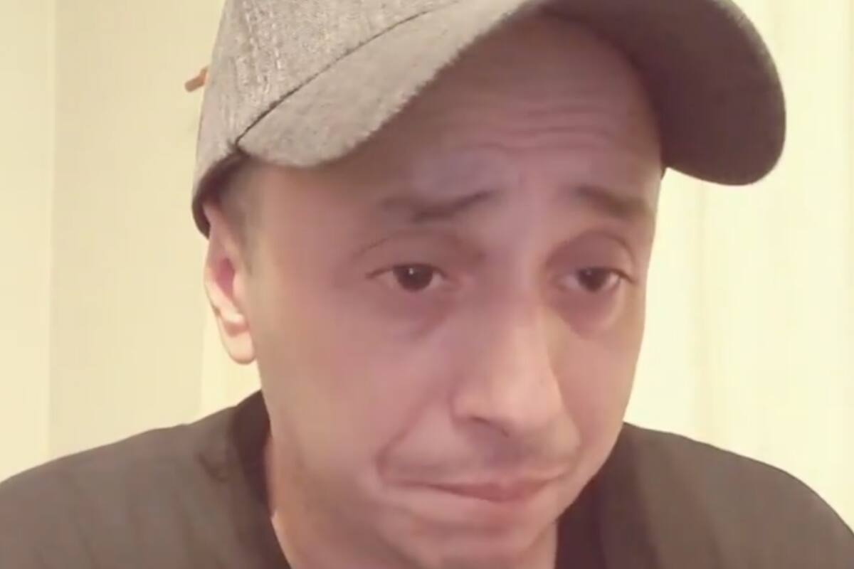 El cantante se emocionó mientras pasaban el video de Par-Tusa en el vestuario del equipo español tras vencer al Inter