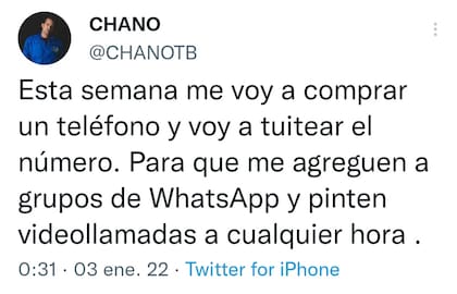 El cantante sorprendió a sus seguidores de Twitter tras declarar que dará a conocer su número telefónico