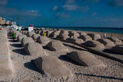 El caos de Miami en las playas gracias al arte