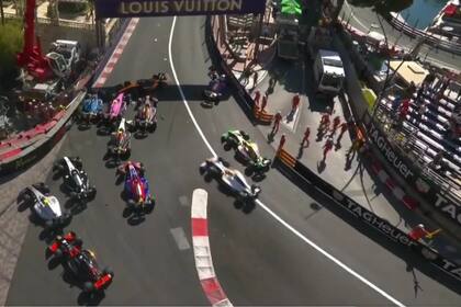 El caótico accidente en el Gran Premio de Mónaco, en la Fórmula 2