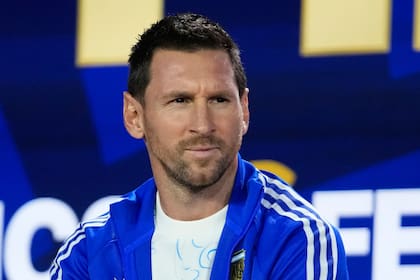 El capitán de la selección argentina, Lionel Messi
