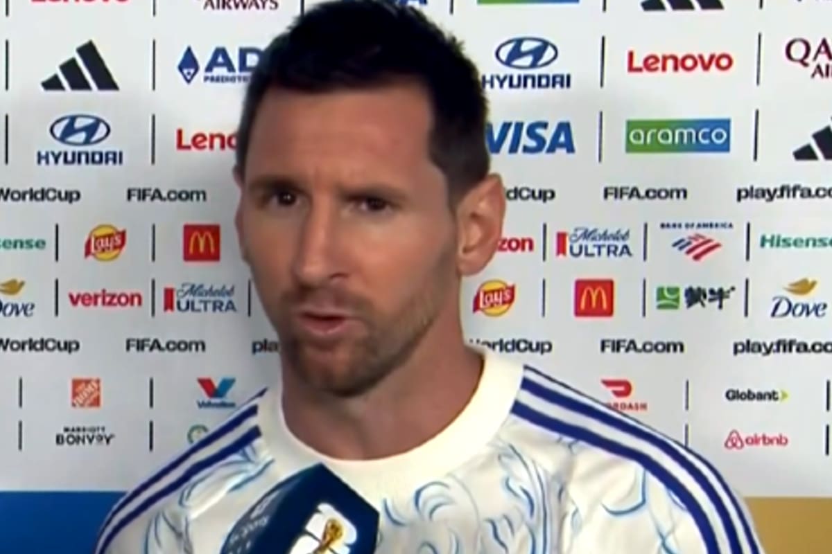 El capitán de la selección argentina, Lionel Messi, habló tras la victoria frente a Inglaterra