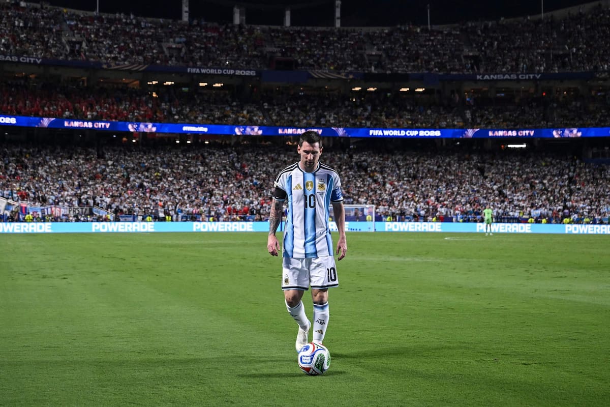 El capitán de la selección argentina, Lionel Messi, en el partido ante Suiza por los cuartos de final