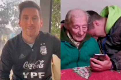 El capitán de la selección argentina se enteró de la historia de Hernán, un abuelo argentino de 100 años que lo admira y que registra de todos sus goles a mano en un cuaderno, y decidió enviarle un emotivo saludo que conmocionó a toda su familia