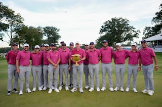 Estadounidenses remontan en individuales y ganan la Presidents Cup por 11 vez seguida
