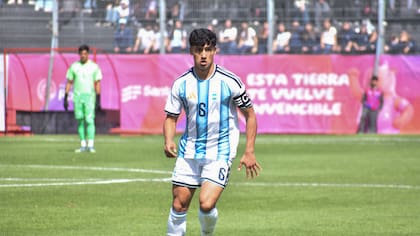El capitán del seleccionado argentino, Matías Satas