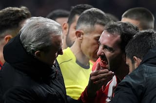 El golpe que dejó a Diego Godín sin tres dientes