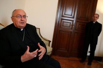 El cardenal argentino Leonardo Sandri en el Vaticano años atrás