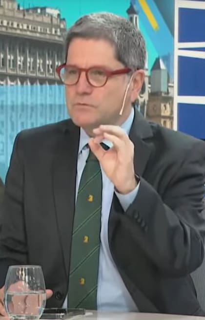 El cardiólogo Jorge Tartaglione en los estudios de LN+