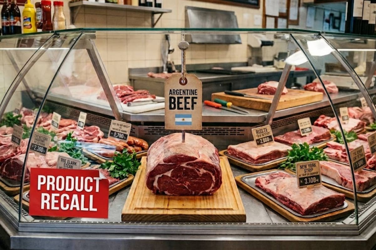 El cargamento de carne proveniente de Argentina ingresó a Estados Unidos y se distribuyó en Texas y Florida