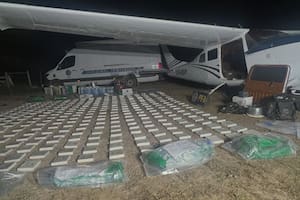 El cargamento de cocaína secuestrado por la Policía Federal Argentina en Santa Fe
