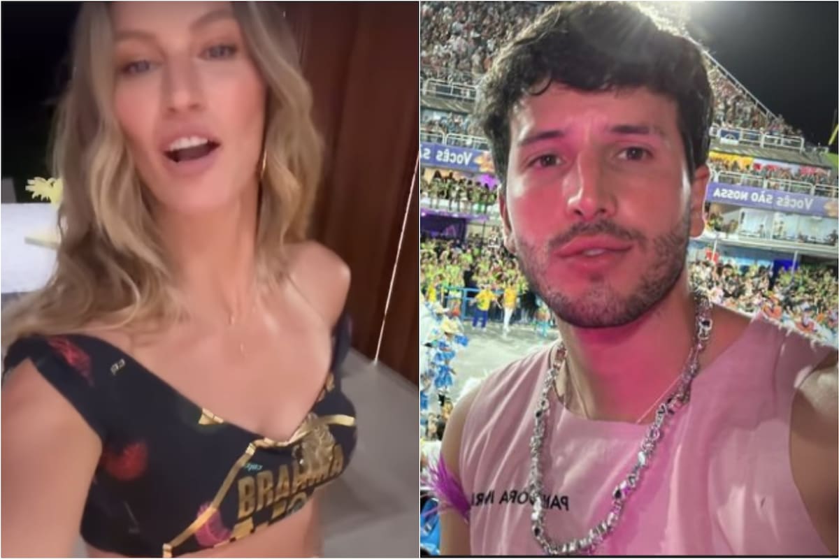El carnaval de Brasil estuvo lleno de celebridades, entre ellas Gisele Bündchen y Sebastian Yatra