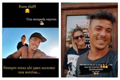 El carpintero suele mostrarse feliz junto a su novia