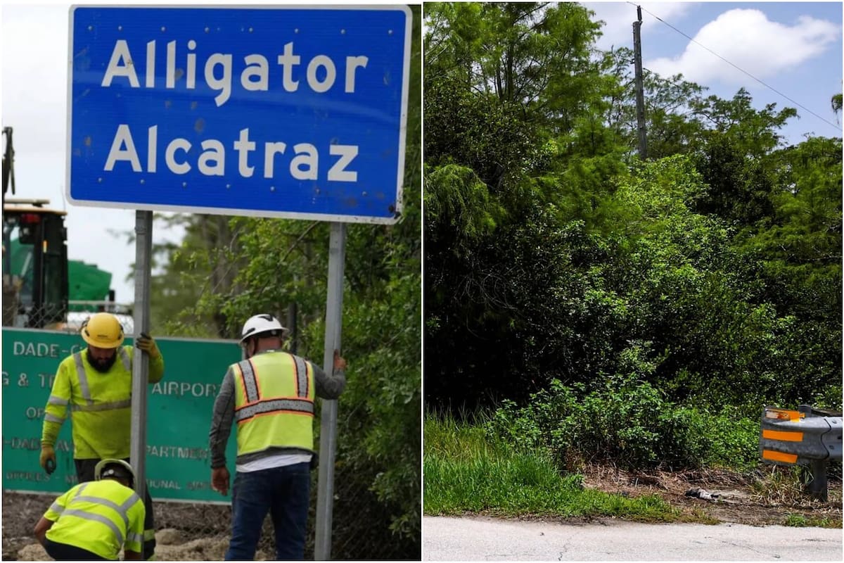 El cartel azul con el nombre de la instalación ya fue retirado