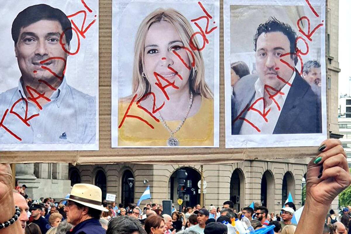 El cartel dedicado a los legisladores que se pasaron al kirchnerismo