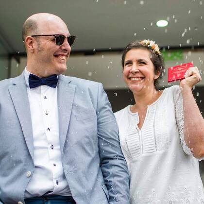 El casamiento entre Ernesto y Betina, los protagonistas de la historia
Foto: Instagram @ernestoraffo