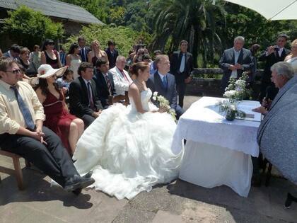 El casamiento fue en Villa Nougués