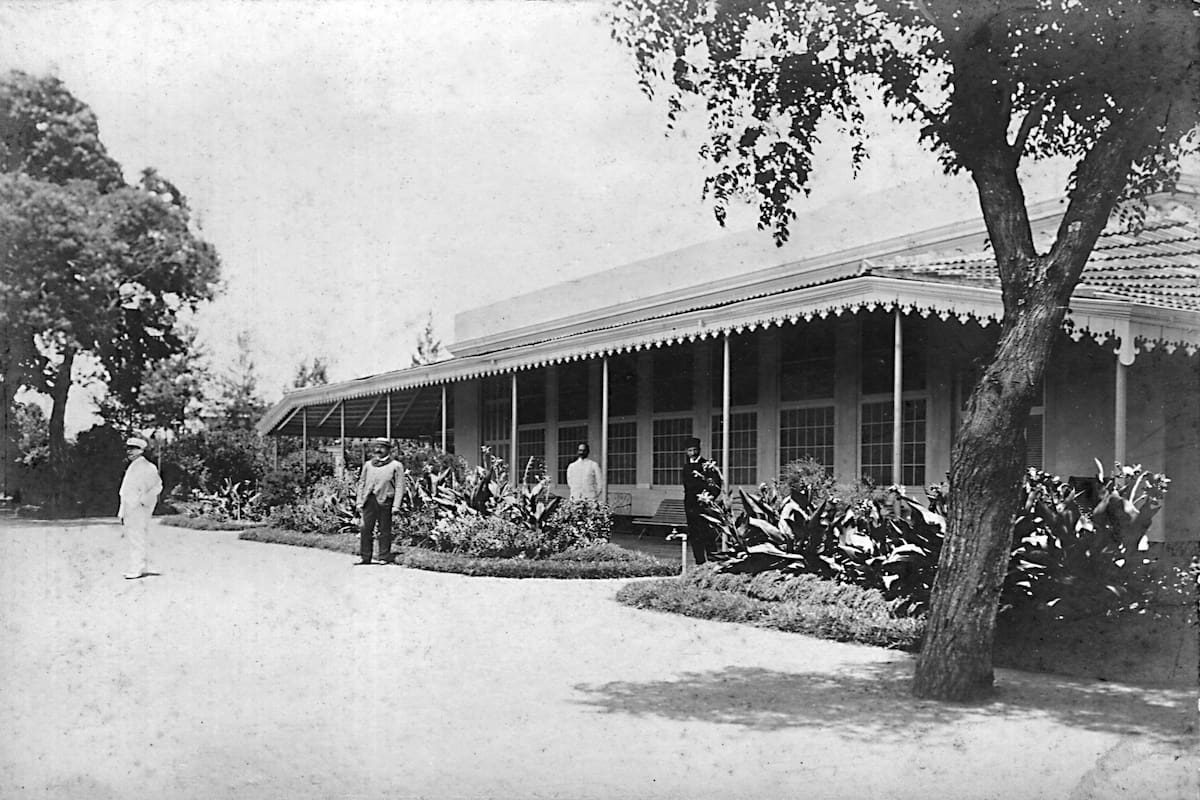 El casco de la estancia Las Palmas