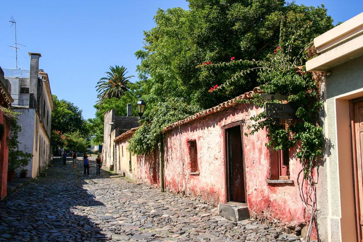 El casco histórico de Colonia, Uruguay