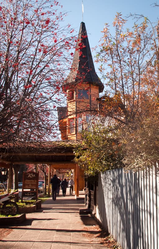 El casco histórico de San Martín de los Andes.