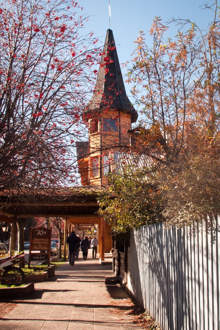 El casco histórico de San Martín de los Andes.