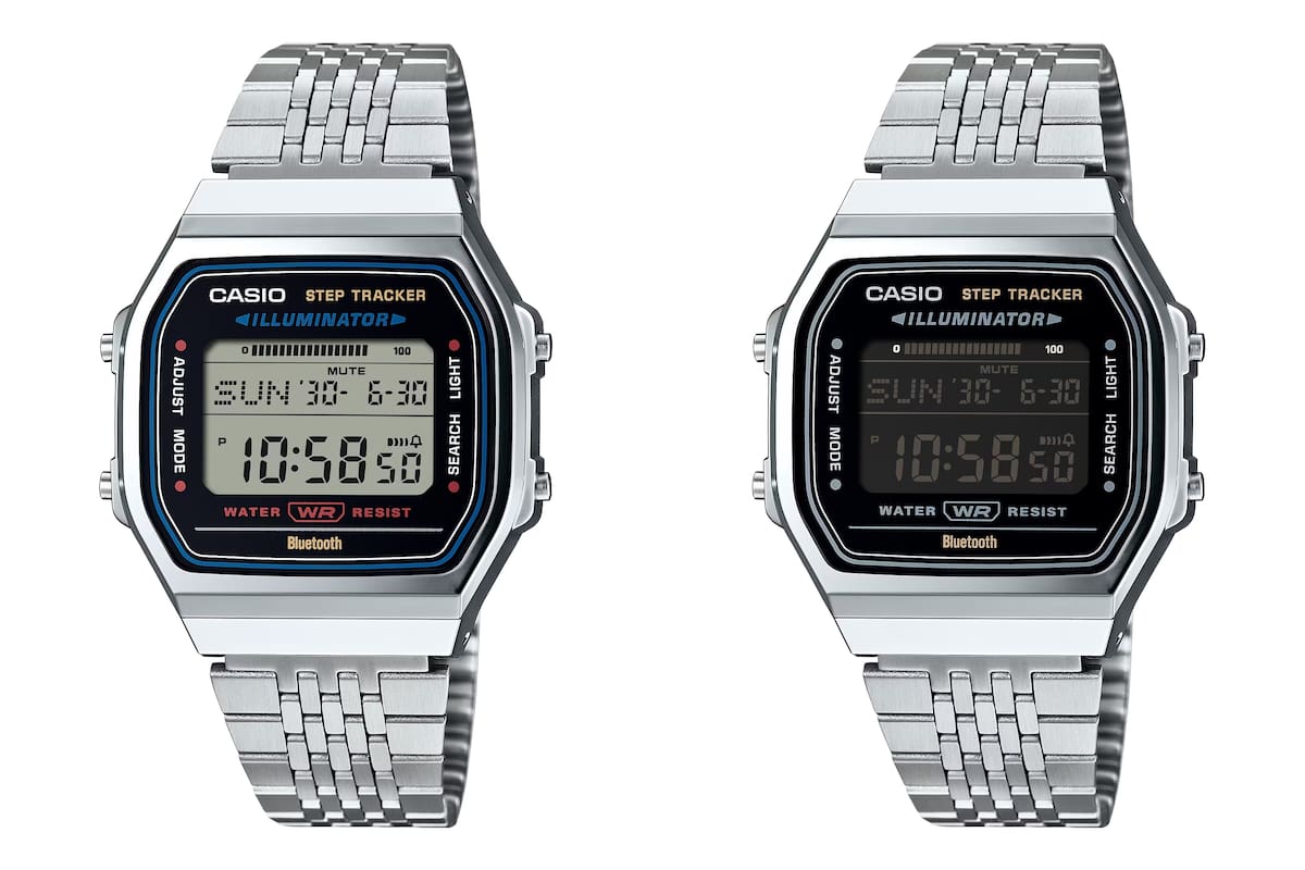 El Casio ABL-100 es un reloj pulsera convencional que suma un podómetro y una conexión Bluetooth para compartir los datos de uso con el celular