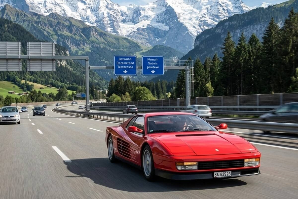 El caso de la Ferrari llamó la atención de todos por la magnitud de la multa (Foto: Gemini)