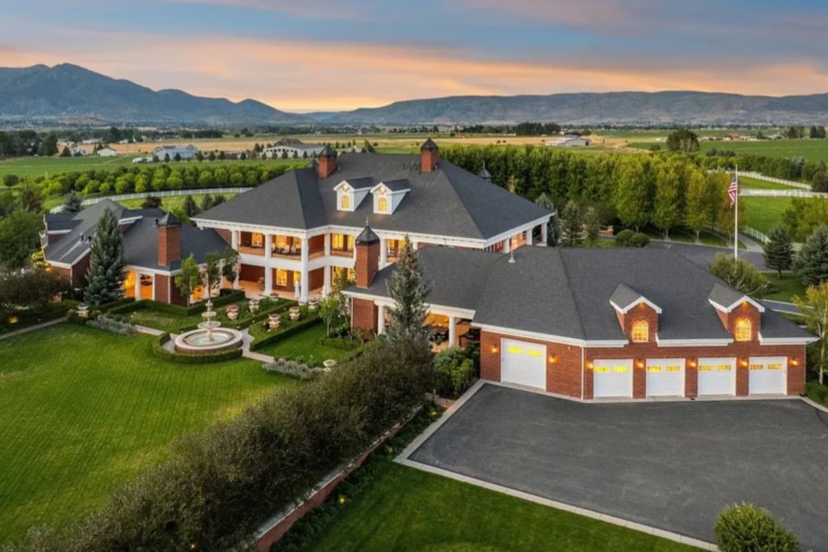 El castillo de Camelot en las montañas de Utah (Realtor.com)