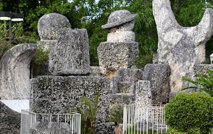 El castillo de coral está en Homestead, a unos 45 minutos del centro de Miami