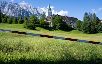 El Castillo de Elmau antes del inicio de la cumbre del G-7