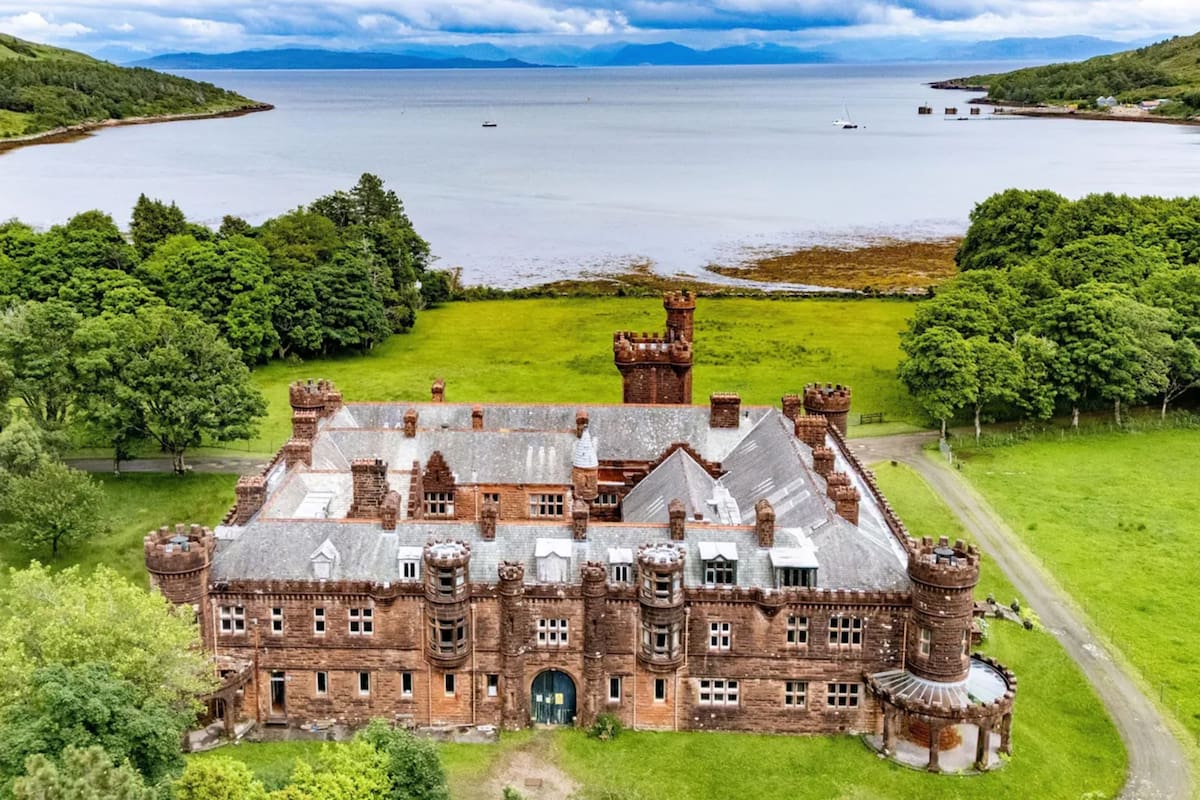 El castillo de Kinloch fue construido entre 1897 y 1900
