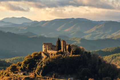 El castillo de Llaés, en España