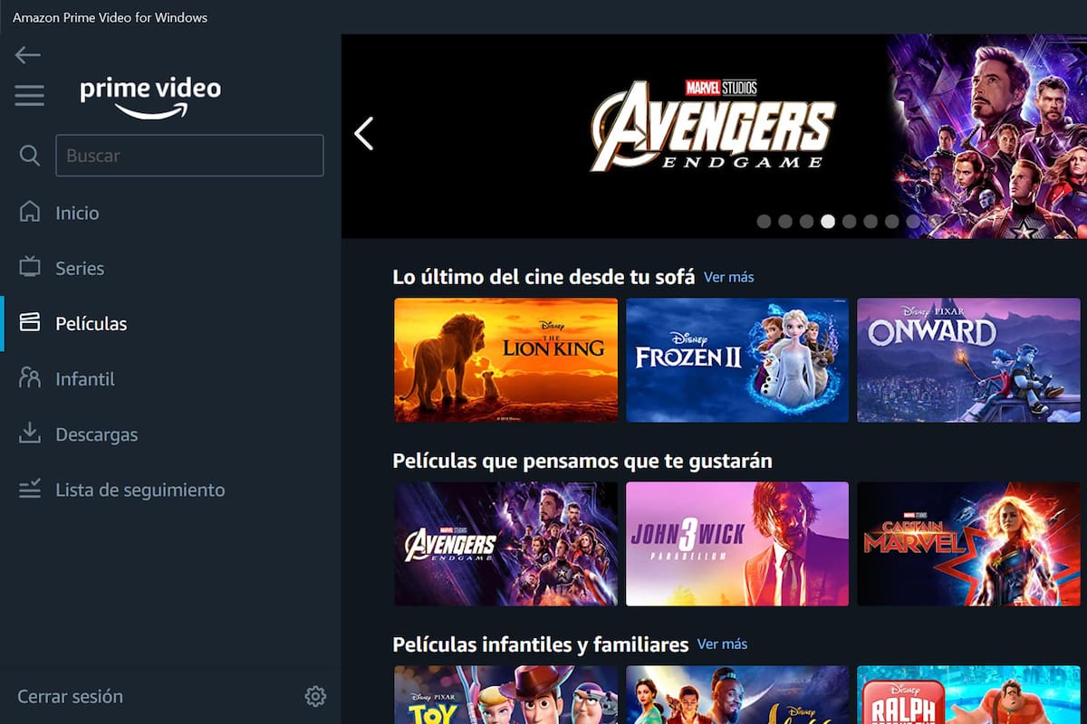 El catálogo del servicio de streaming de Amazon ya está disponible en Windows 10 con una aplicación oficial que permite realizar la descarga y reproducción offline de los contenidos de Prime Video