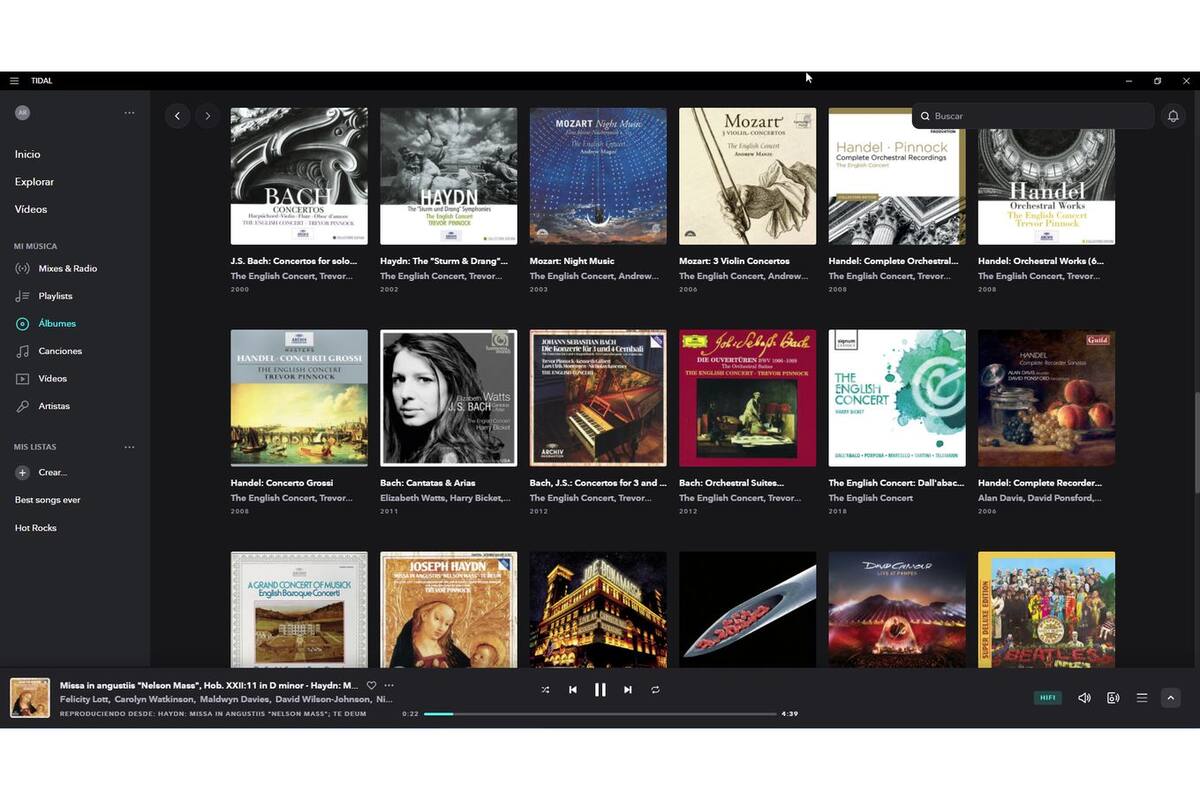 El catálogo del servicio nacido en Noruega ha ido ganando terreno y siempre ofreció calidad de CD. Ahora la pelota está en el terreno de Spotify