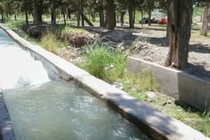 El cauce donde se ahogó la pareja