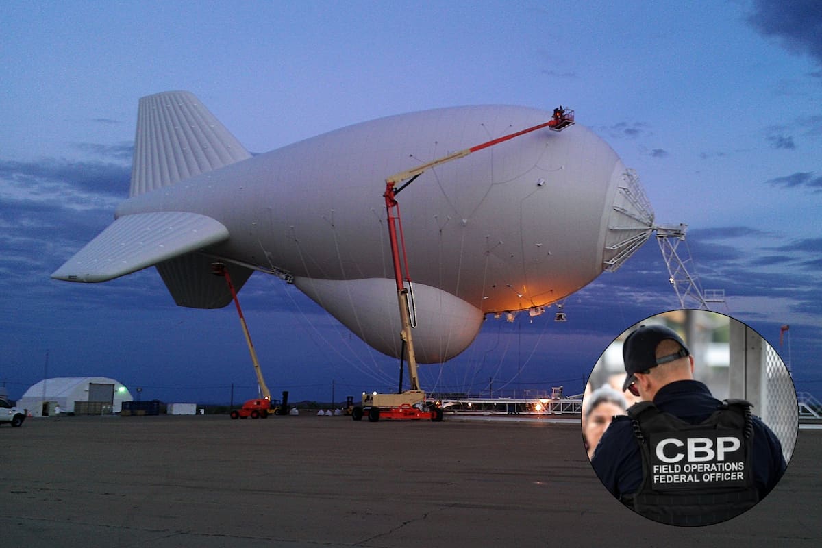El CBP utiliza un sistema de radares en globos aerostáticos amarrados; ahora, servirán también para prevenir las muertes de los inmigrantes ilegales