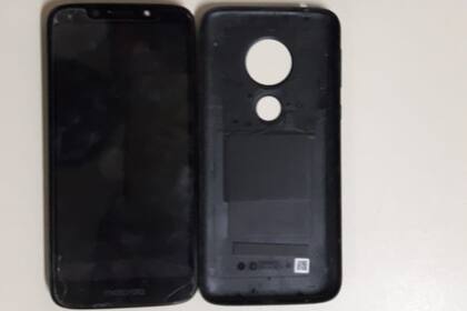 El celular secuestrado