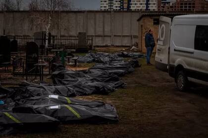 El cementerio de Bucha