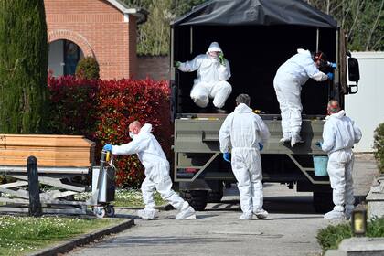 El cementerio de Ferrara, en Italia