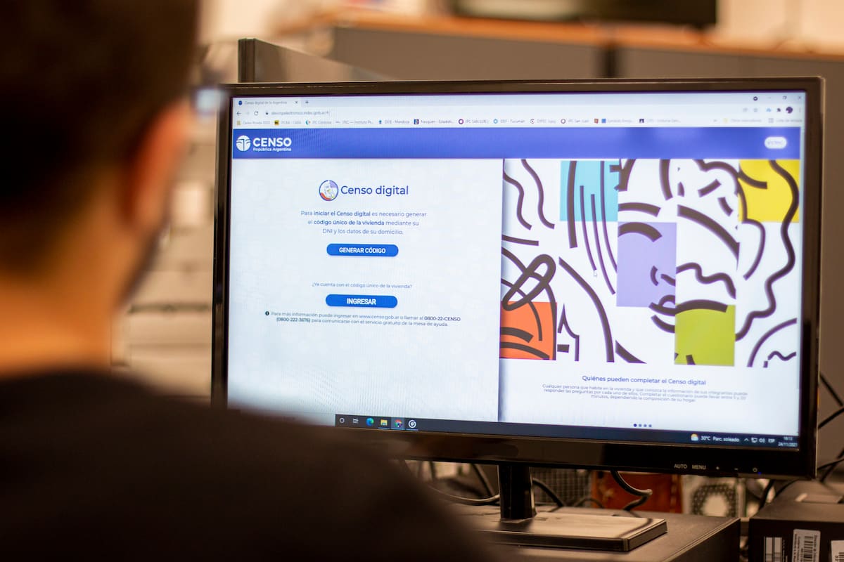 El Censo 2022 es el primero en la historia argentina que puede completarse de manera remota en la previa del día designado para el evento estadístico