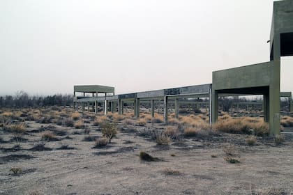 El centro comunitario y corazón de la vida social de la Villa: única estructura actualmente en pie.