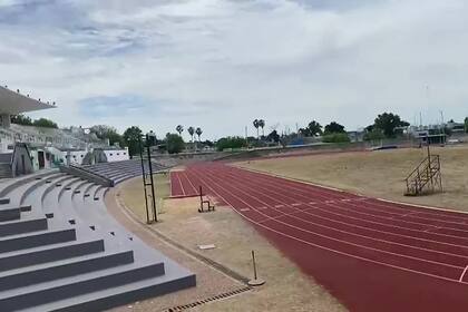 El Centro de Educación Física N°2, aledaño al Estadio Único de La Plata, sin alumnos este mediodía