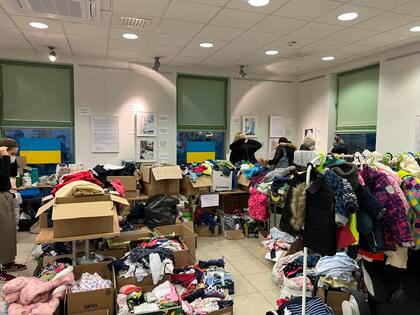 El Centro de la Comunidad Judía de Cracovia recibió muchas donaciones desde el comienzo de la guerra en Ucrania